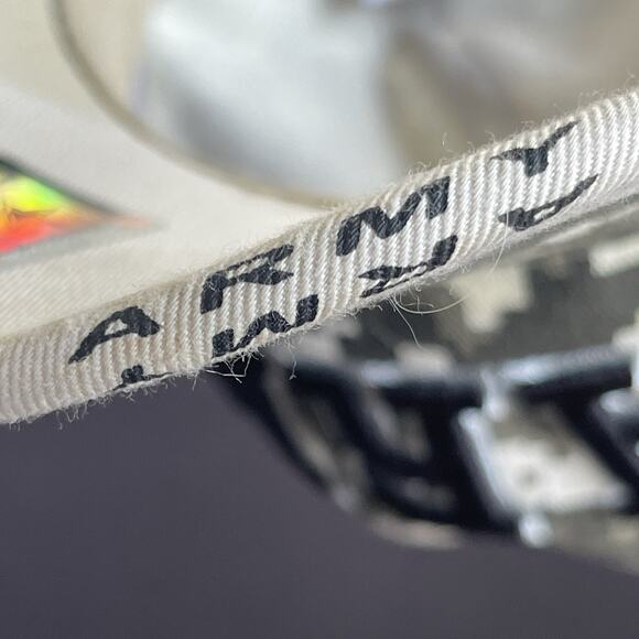 US Army Strapback Hat Digi Camo Adjustable Brown Military Star Logo Cotton - Picture 4 of 12